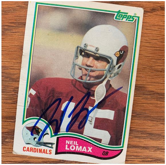 Neil Lomax TTM Success