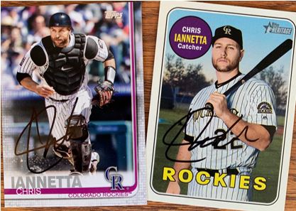 Chris Iannetta TTM Success