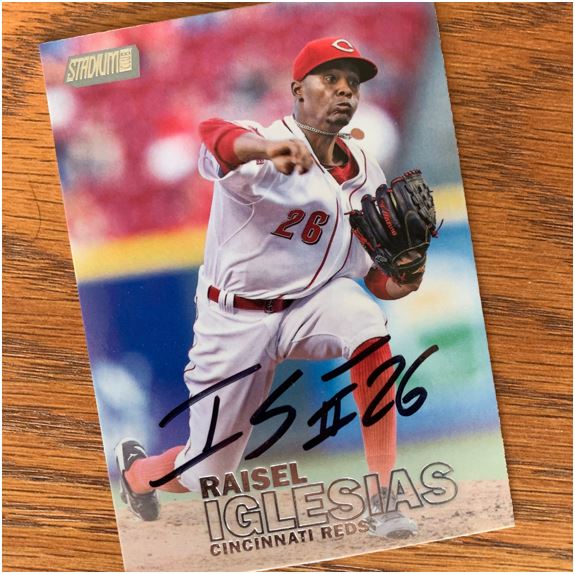 Raisel Iglesias TTM Success