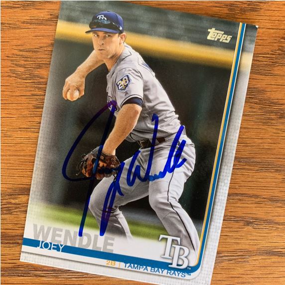 Joey Wendle TTM Success