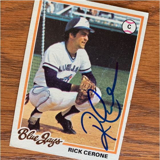 Rick Cerone TTM Success