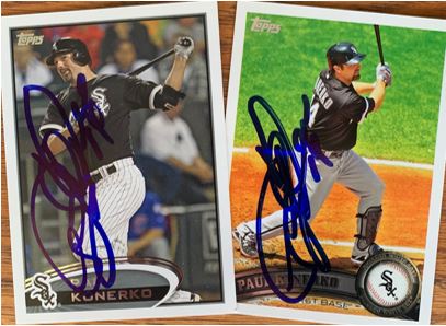 Paul Konerko TTM Success