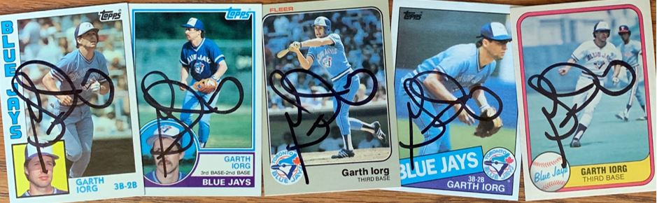 Garth Iorg TTM Success