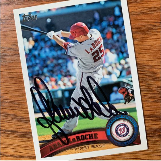 Adam LaRoche TTM Success