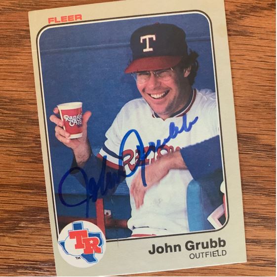 Johnny Grubb TTM Success