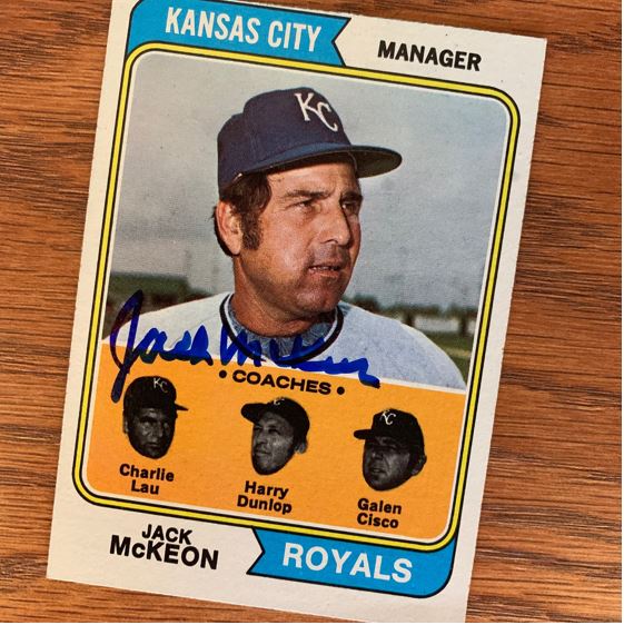 Jack McKeon TTM Success