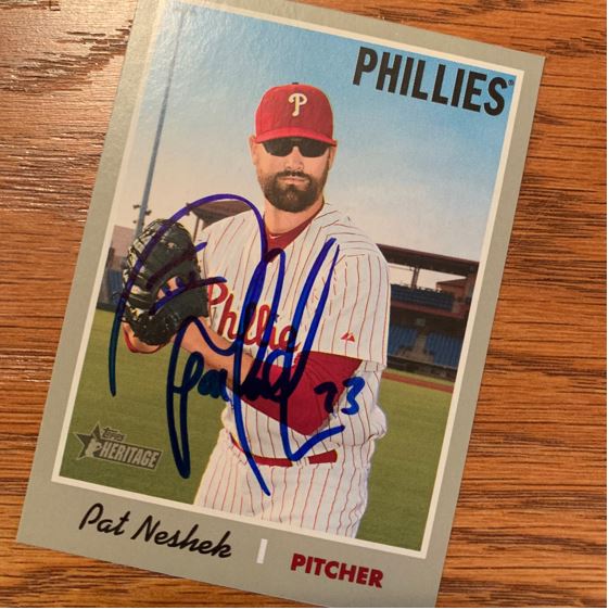 Pat Neshek TTM Success