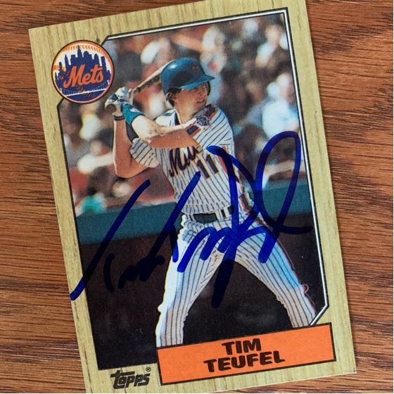 Tim Teufel TTM Success  New york mets, Success, Ny mets