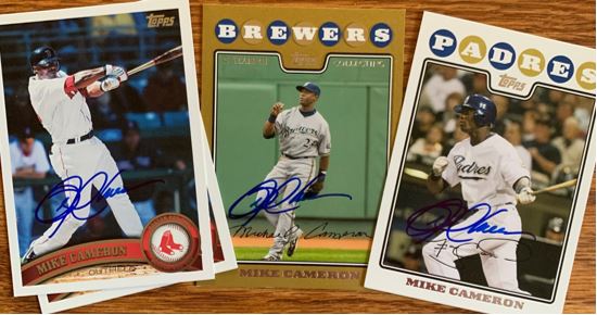 Mike Cameron TTM Success