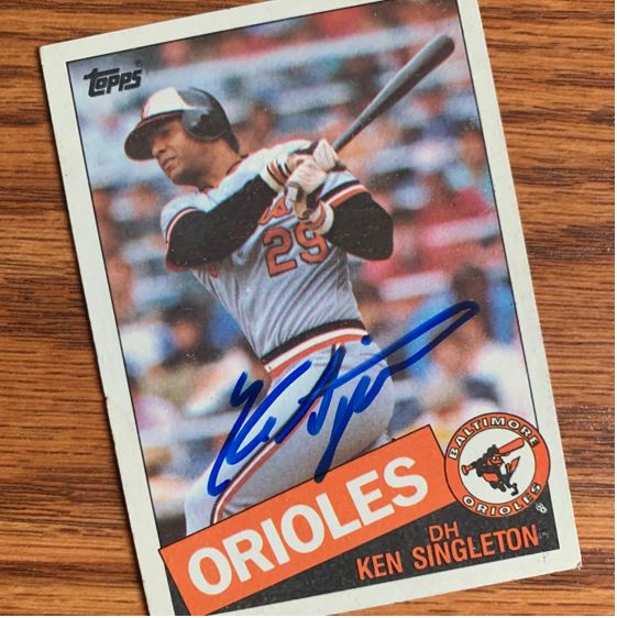 Ken Singleton TTM Success