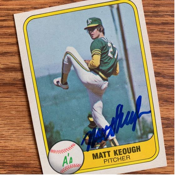 Matt Keough TTM Success