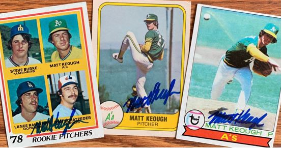 Matt Keough TTM Success