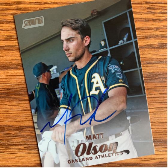 Matt Olson TTM Success