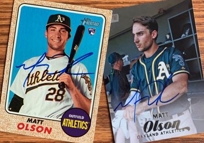 Matt Olson TTM Success