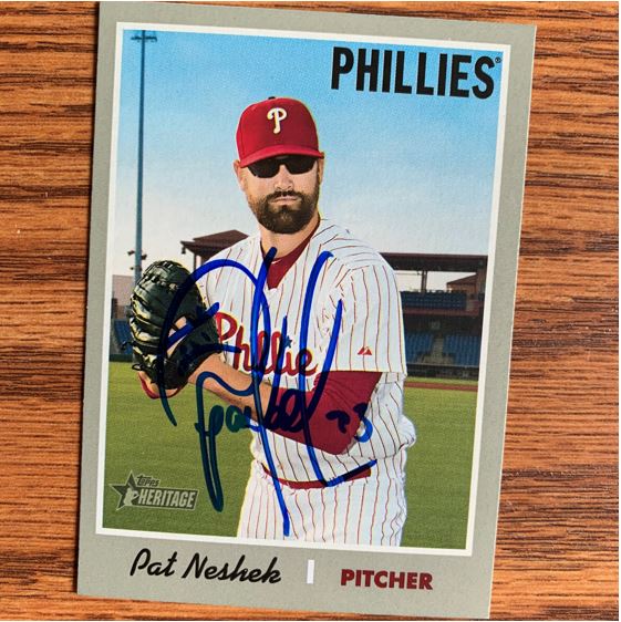 Pat Neshek TTM Success