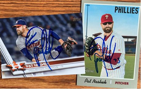 Pat Neshek TTM Success