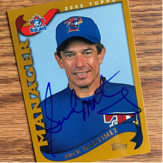 Buck Martinez TTM Success