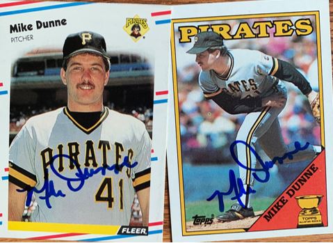 Autographed ANDY VAN SLYKE Pittsburgh Pirates 1988 Fleer Card