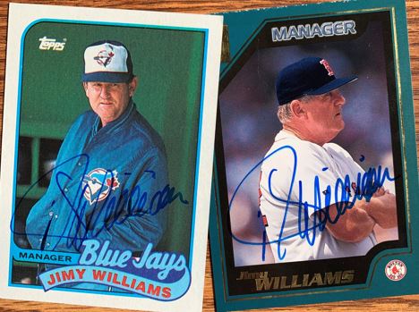 Jimy Williams TTM Success