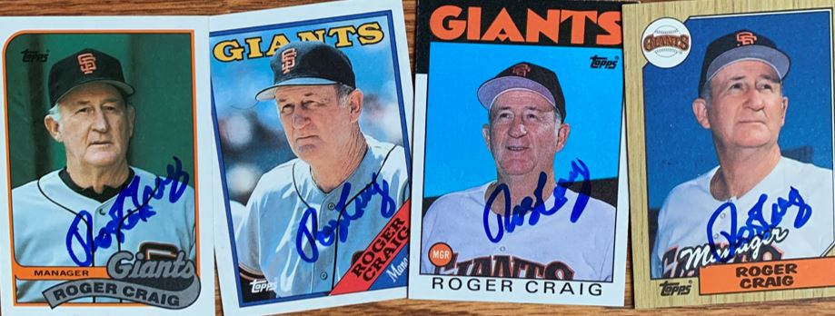 Roger Craig 1989 Topps Trading Card San Francisco Giants 