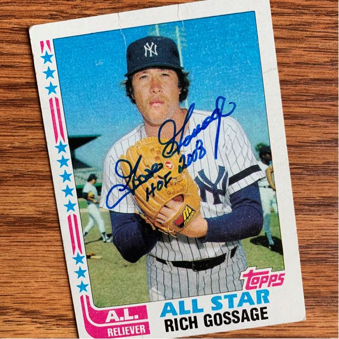 Rich Gossage Chicago White Sox ORIGINAL card That Could 