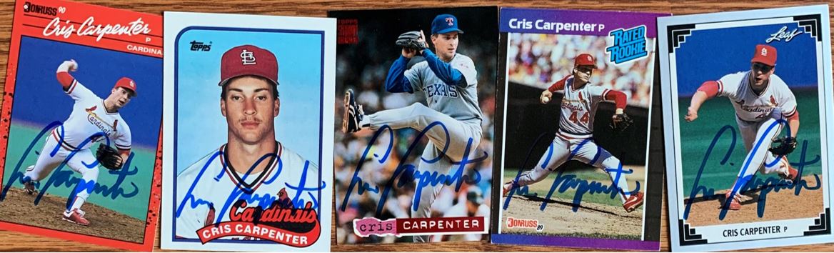 Cris Carpenter TTM Success