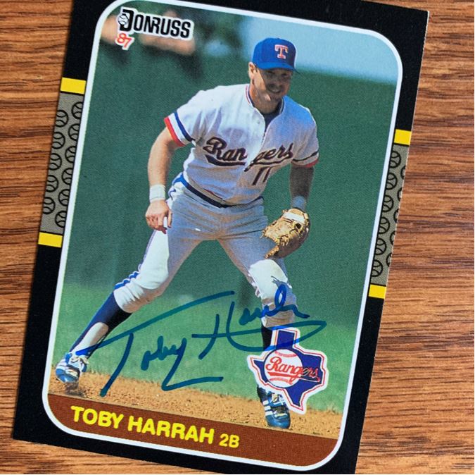 Toby Harrah TTM Success