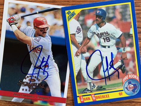 Juan Gonzalez TTM Success