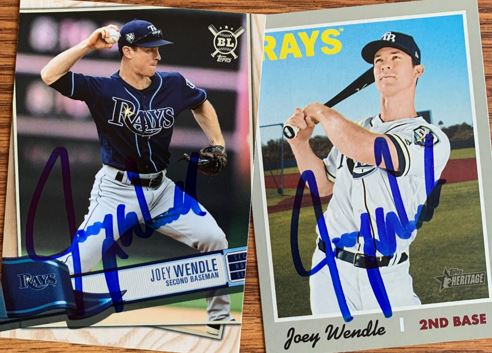 Joey Wendle TTM Success