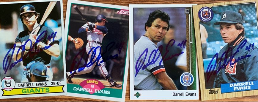 Darrell Evans TTM Success