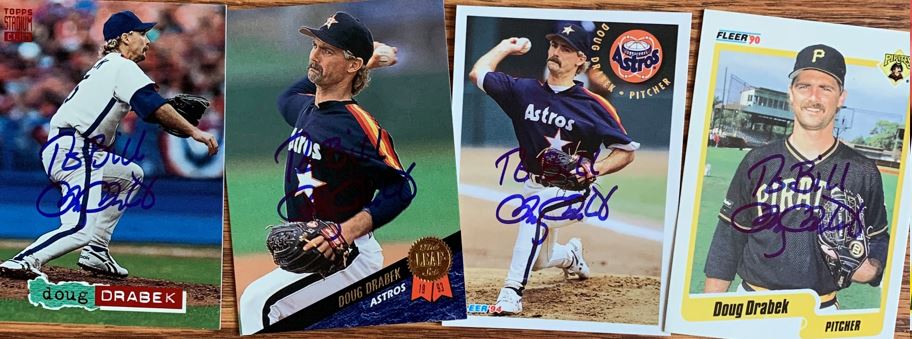 Doug Drabek autographed Baseball Card (Houston Astros) 1993