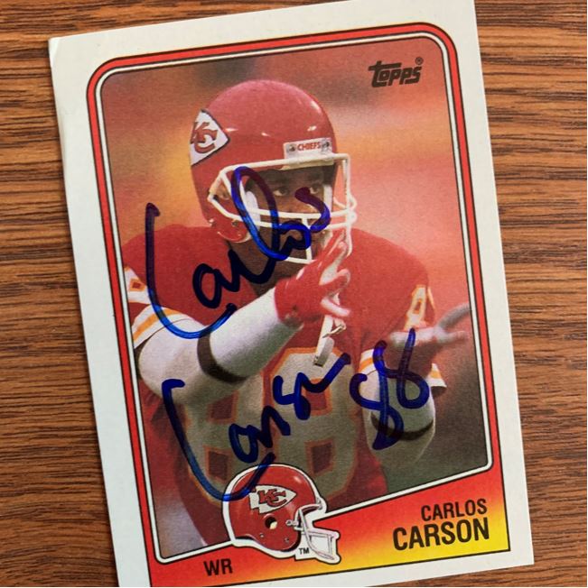 Carlos Carson TTM Autograph Success