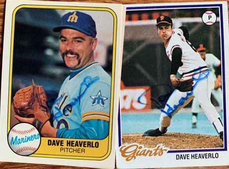 Dave Heaverlo TTM Autograph Success