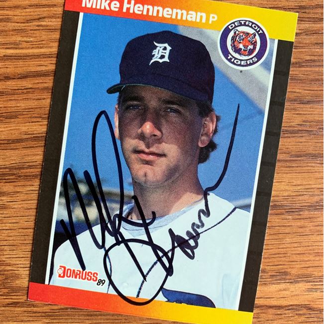 Mike Henneman TTM Autograph Success