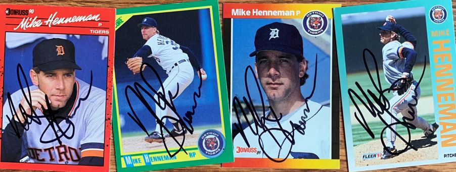 Mike Henneman TTM Autograph Success