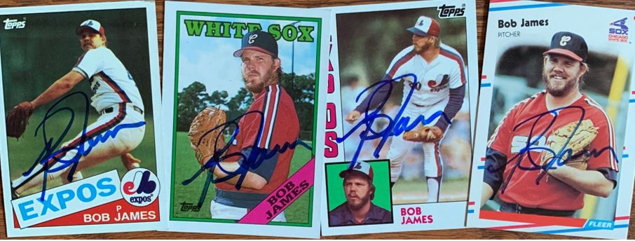 Bob James Signed Autographed 1985 Topps Traded Baseball Card - Chicago  White Sox