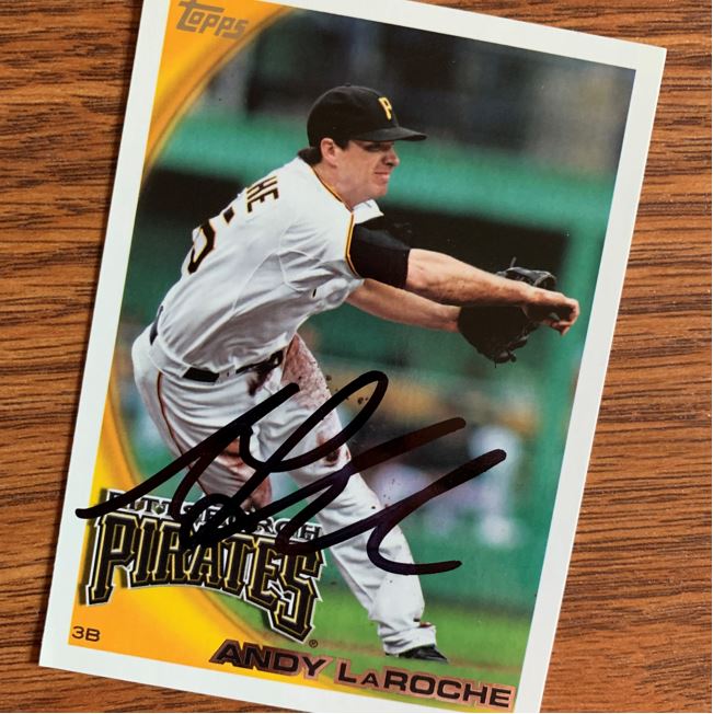 Andy LaRoche TTM Autograph Success