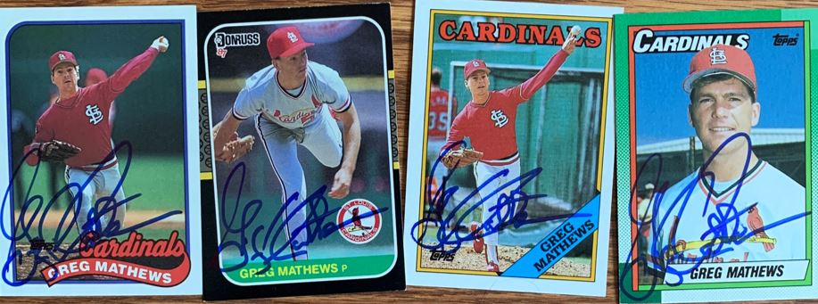 Greg Mathews TTM Autograph Success