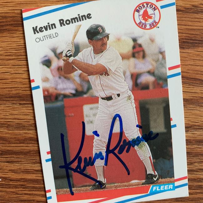 Kevin Romine TTM Autograph Success
