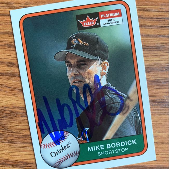 Mike Bordick TTM Autograph Success