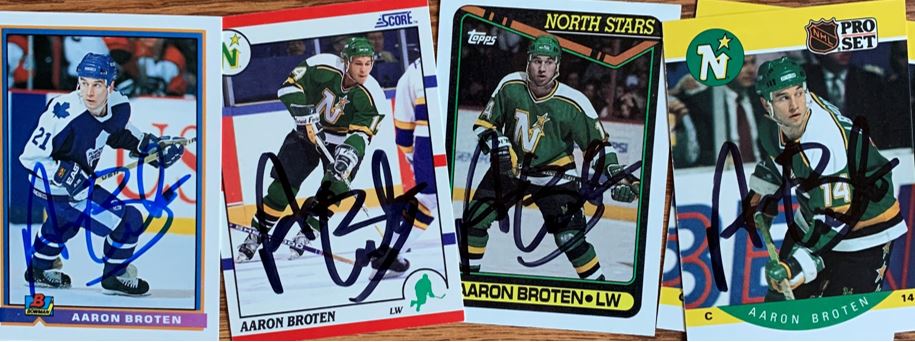 Aaron Broten TTM Autograph Success