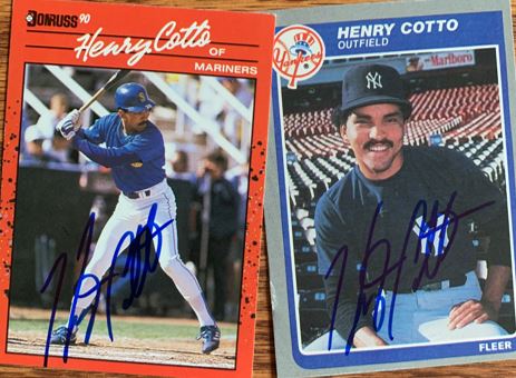 Henry Cotto TTM Autograph Success