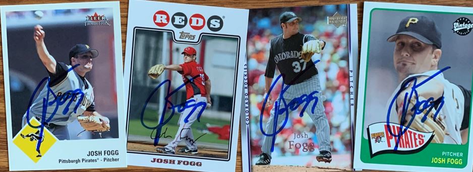 Josh Fogg TTM Autograph Success