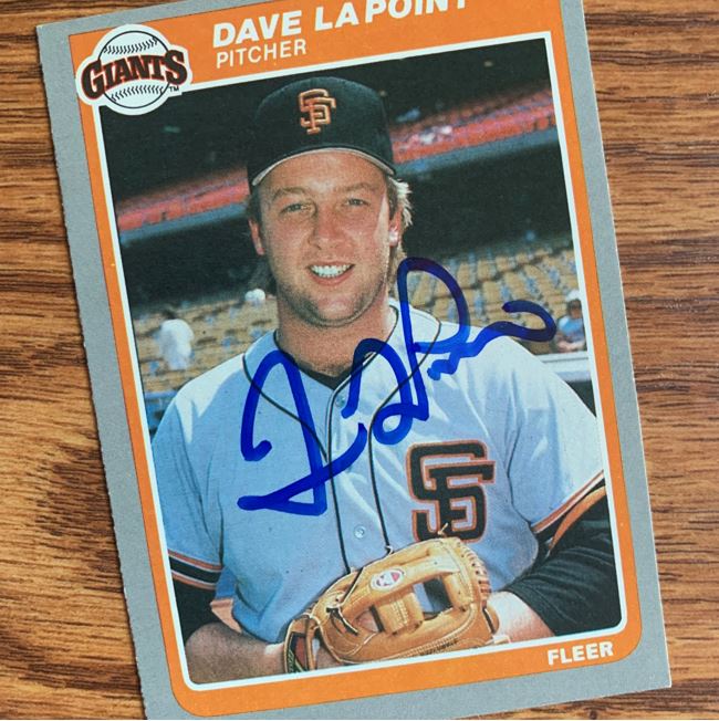 Dave LaPoint TTM Autograph Success