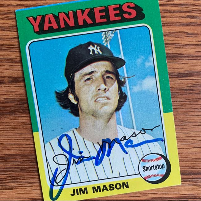 Jim Mason TTM Autograph Success