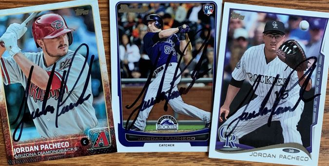 Jordan Pacheco TTM Autograph Success