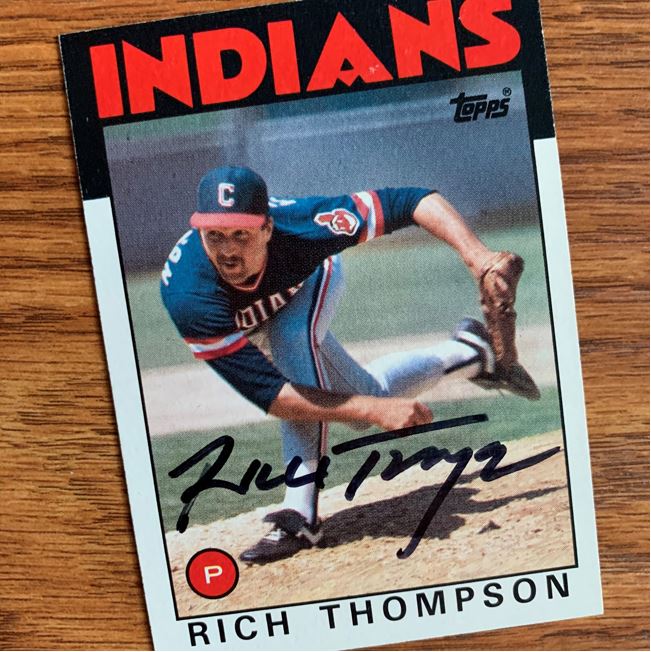 Rich Thompson TTM Autograph Success