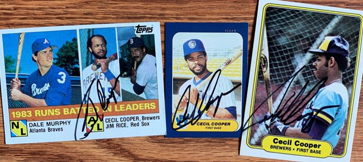 Cecil Cooper TTM Autograph Success