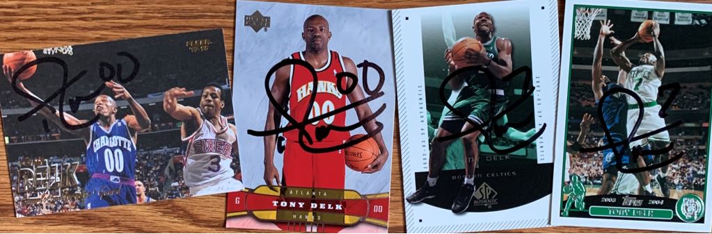 Tony Delk TTM Autograph Success