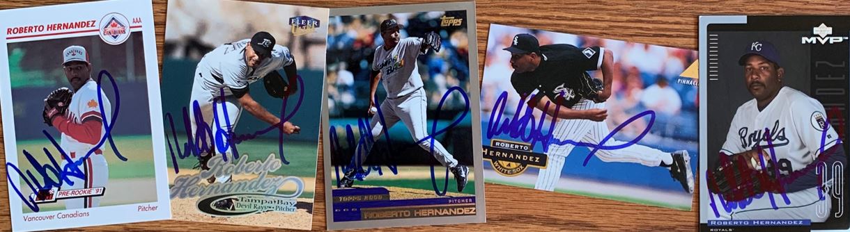 Roberto Hernandez TTM Autograph Success